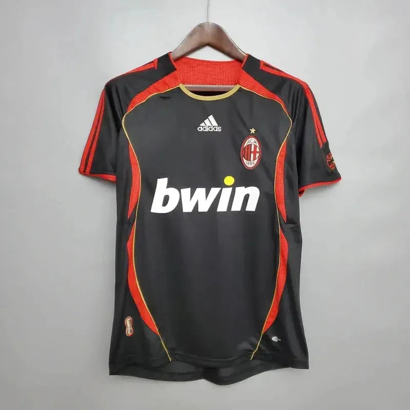 AC Milan Third Away Retro 2006 Shirt - Men's Fan Black