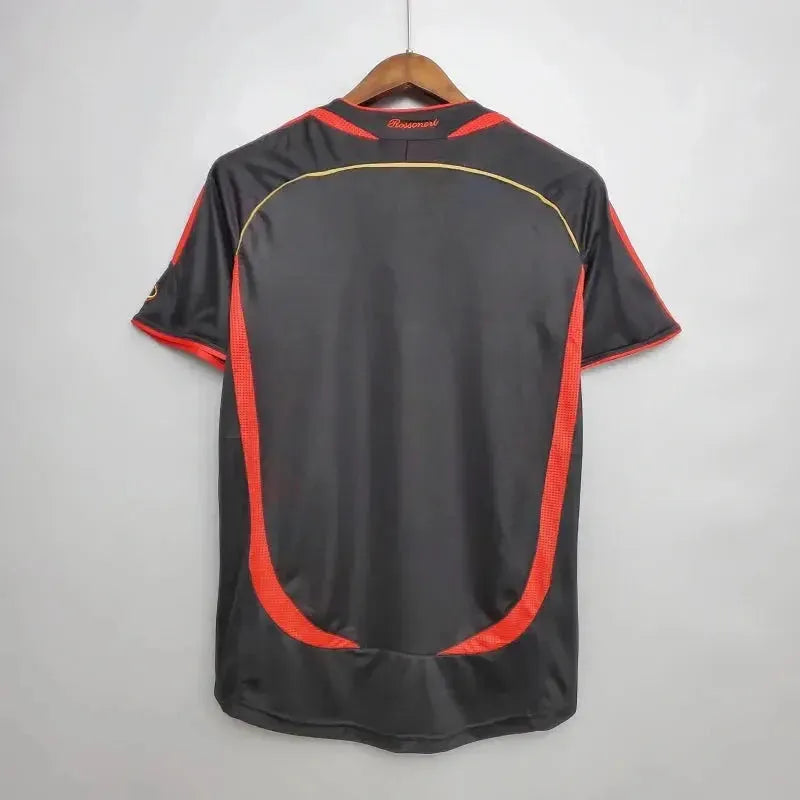 AC Milan Third Away Retro 2006 Shirt - Men's Fan Black