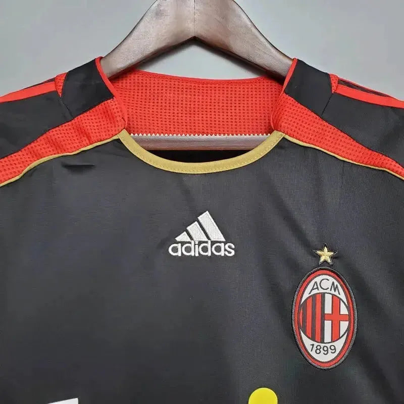 AC Milan Third Away Retro 2006 Shirt - Men's Fan Black