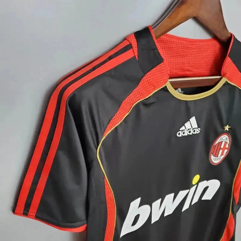 AC Milan Third Away Retro 2006 Shirt - Men's Fan Black