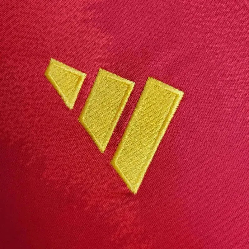 Spain Home Shirt 24/25 - Men's Fan Shirt Red and Yellow