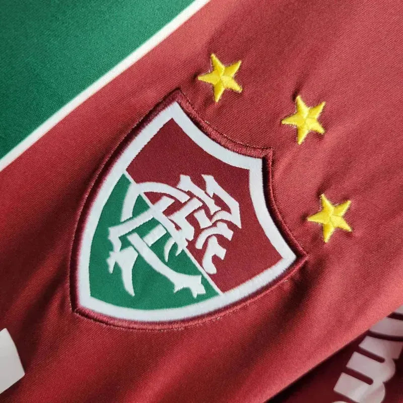 Fluminense Retro Home Shirt 2010 - Men's Fan Red and Green