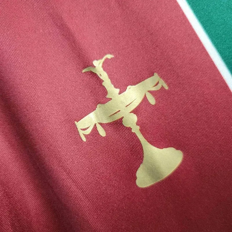 Fluminense Retro Home Shirt 2010 - Men's Fan Red and Green