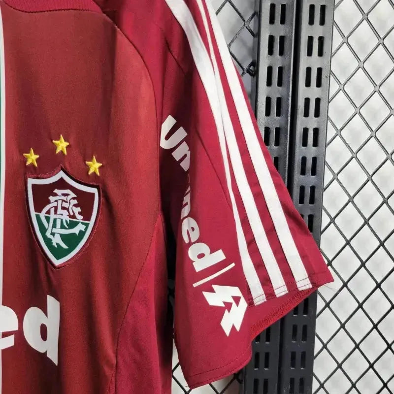 Fluminense Retro Home Shirt 2010 - Men's Fan Red and Green