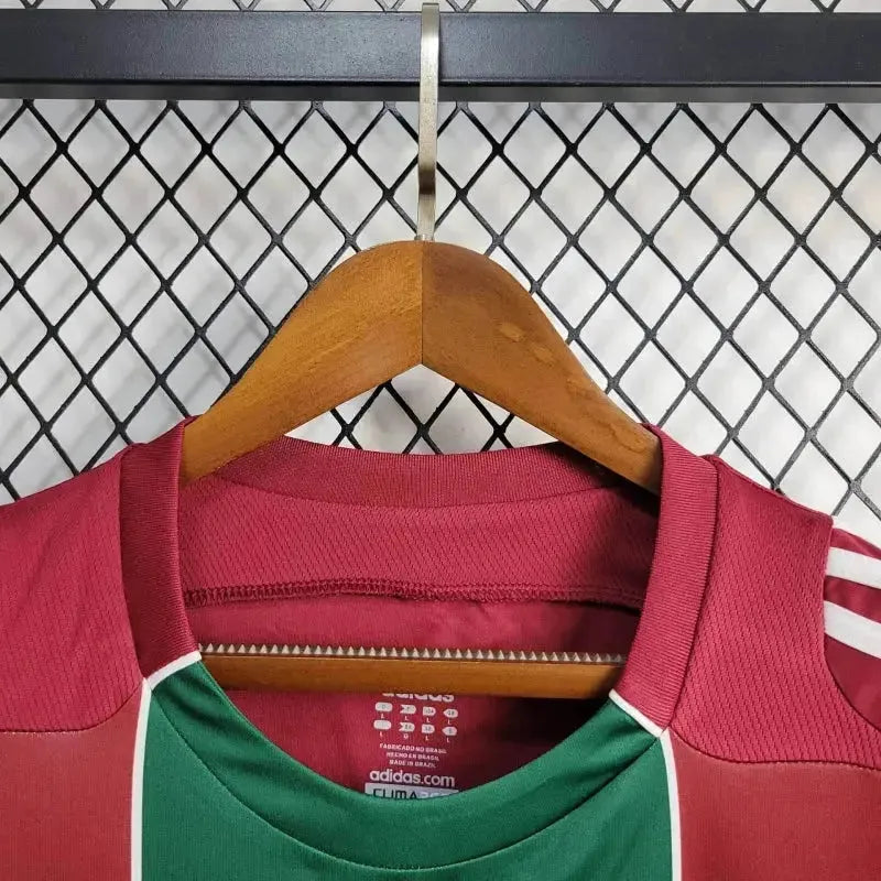 Fluminense Retro Home Shirt 2010 - Men's Fan Red and Green