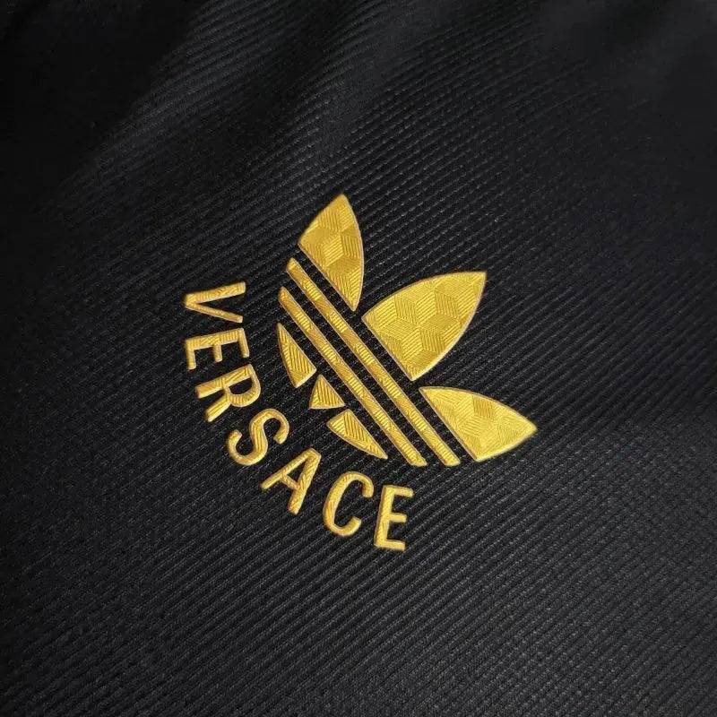 Arsenal VERSACE 24/25 Shirt - Men's Player Black