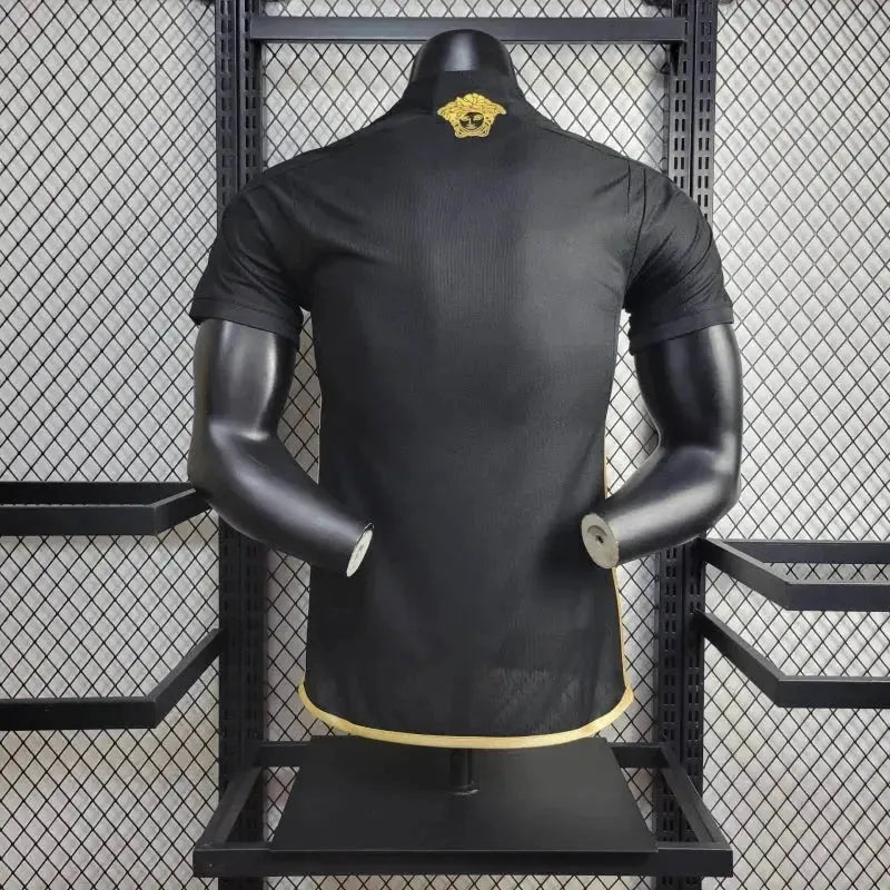 Arsenal VERSACE 24/25 Shirt - Men's Player Black