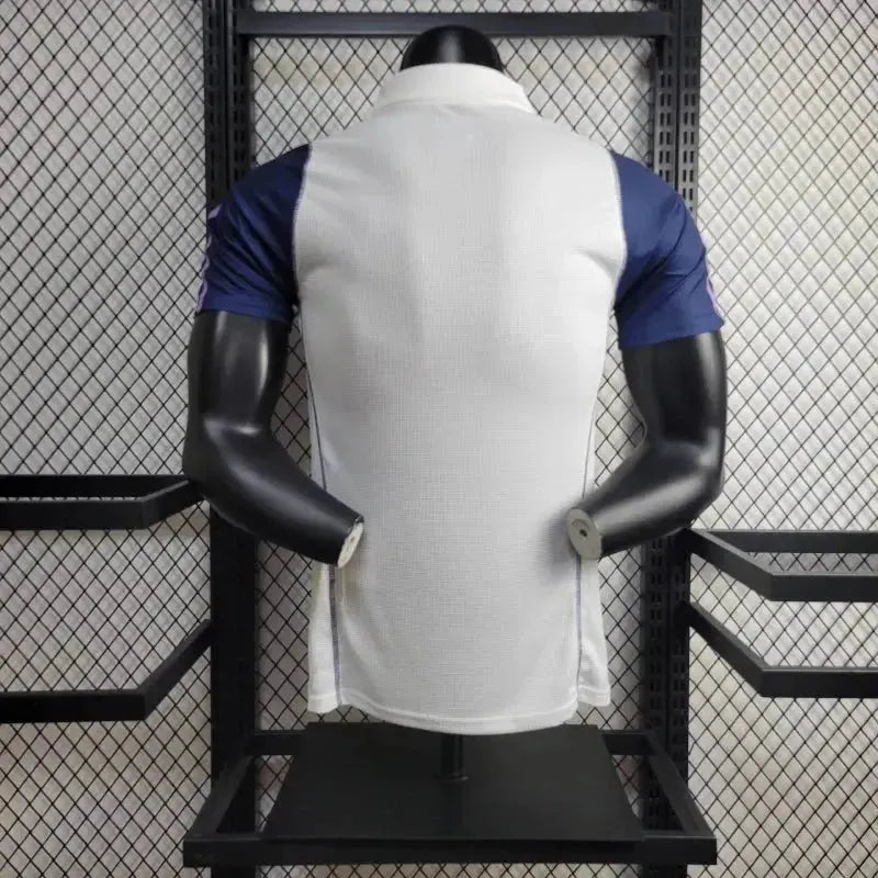 Real Madrid Training Shirt 24/25 - Men's Player White and Blue
