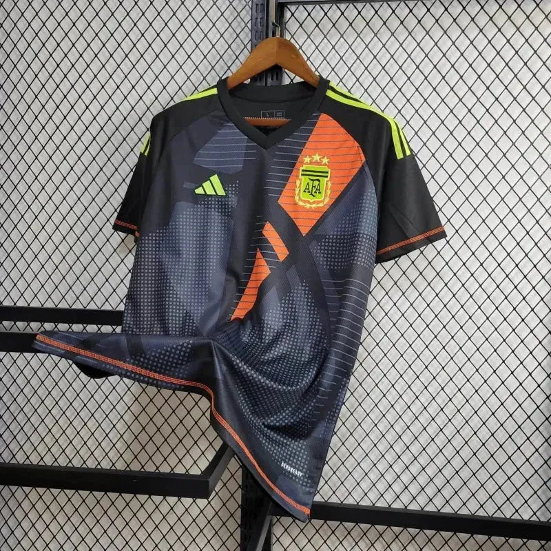Argentina Goalkeeper Shirt 24/25 - Men's Fan Black
