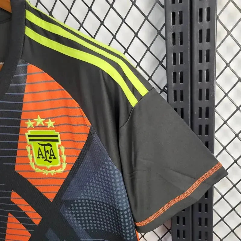 Argentina Goalkeeper Shirt 24/25 - Men's Fan Black