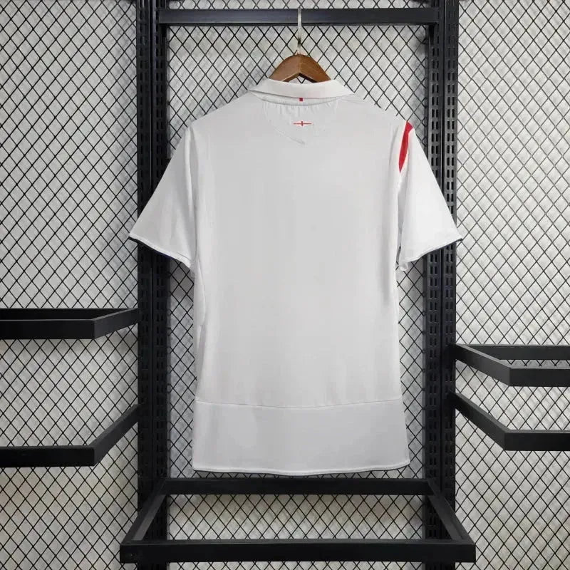 England Retro Home Shirt 2005 - Mens White Fan Shirt