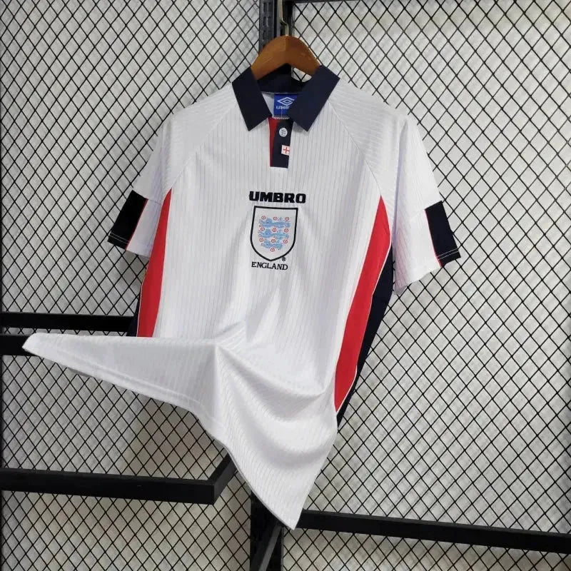England Retro Home Shirt 1998 - Mens White Fan Shirt