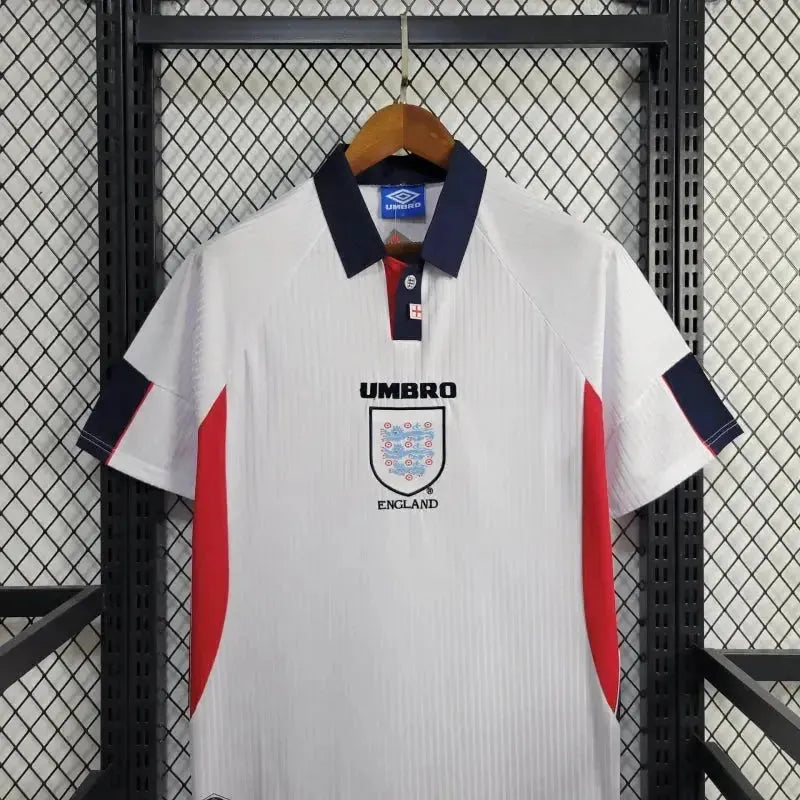 England Retro Home Shirt 1998 - Mens White Fan Shirt