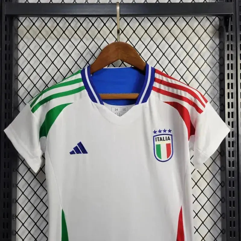 Italy Away Shirt 24/25 - Kids Fan Shirt White