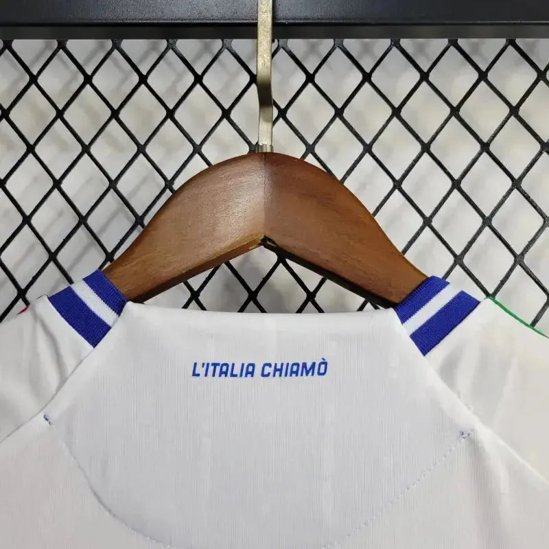 Italy Away Shirt 24/25 - Kids Fan Shirt White