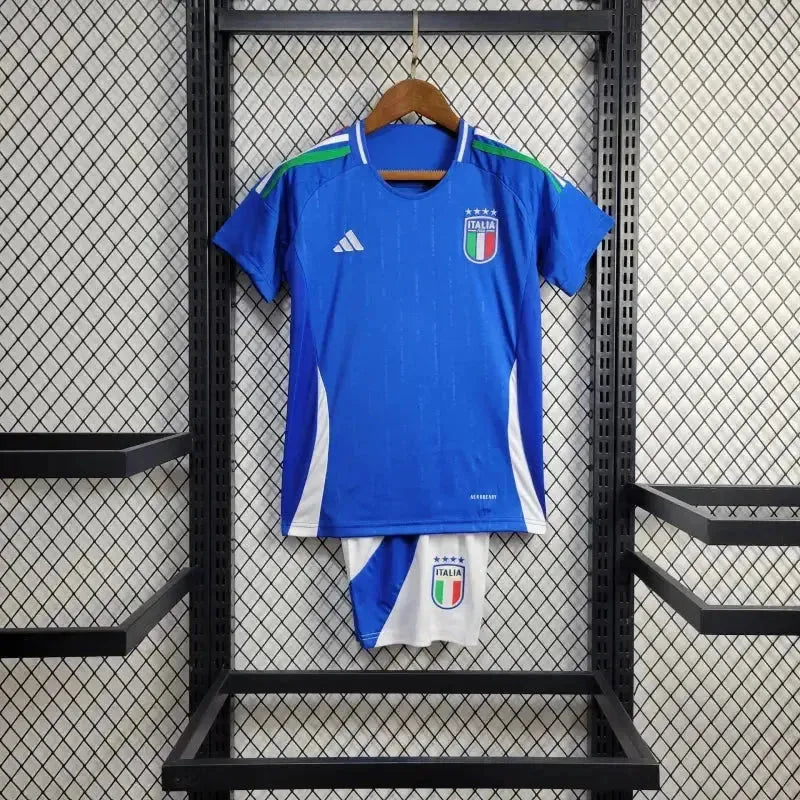 Italy Home Shirt 24/25 - Kids Fan Shirt Blue