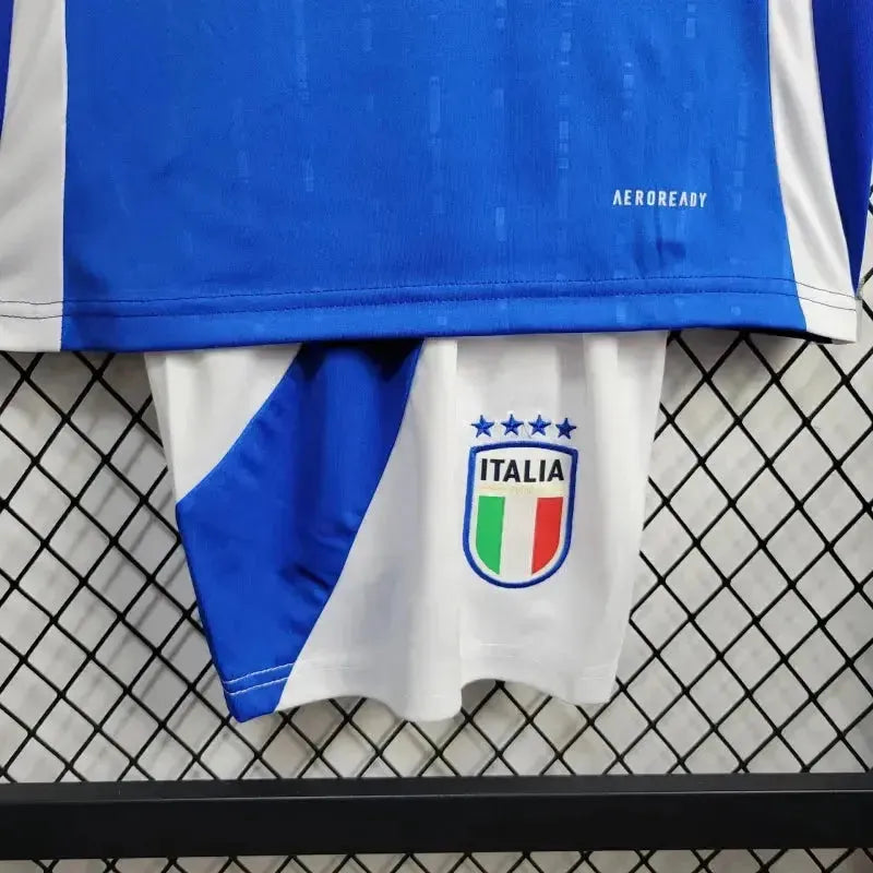 Italy Home Shirt 24/25 - Kids Fan Shirt Blue