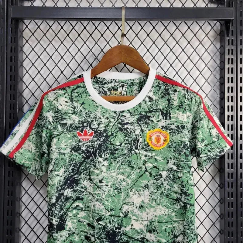 Manchester United 24/25 Shirt - Green Kids Fan Shirt