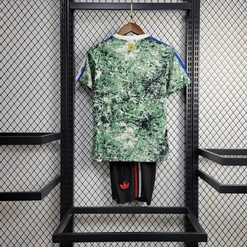 Manchester United 24/25 Shirt - Green Kids Fan Shirt