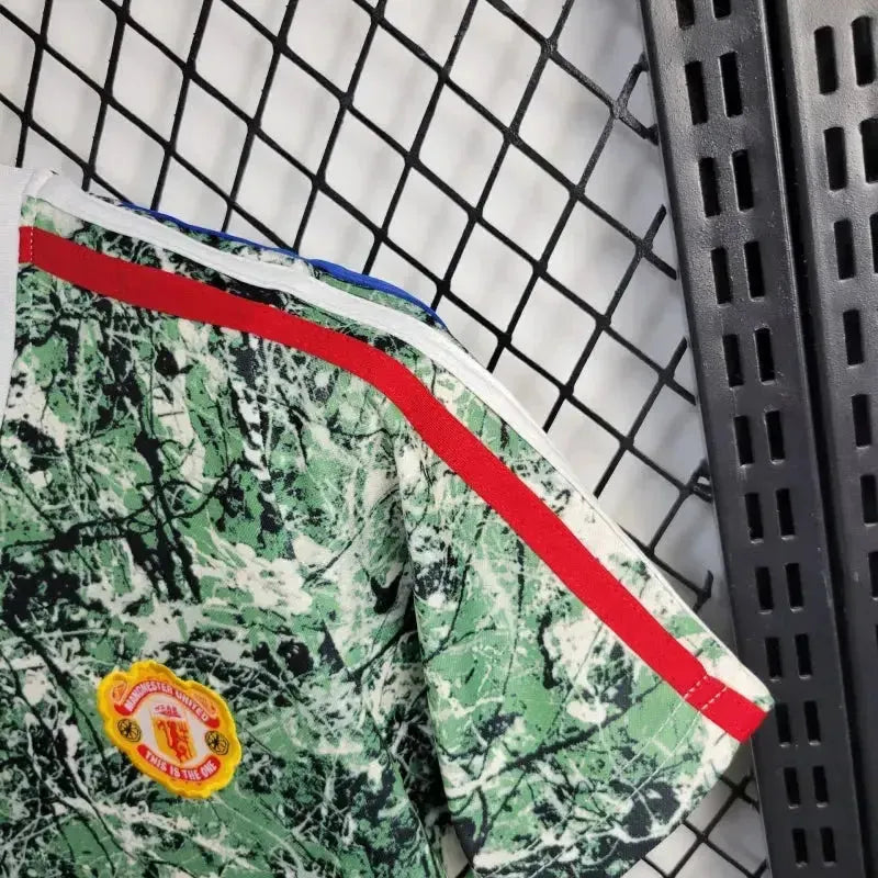 Manchester United 24/25 Shirt - Green Kids Fan Shirt