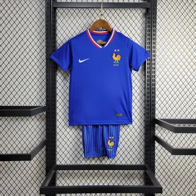 France Home Shirt 24/25 - Kids Fan Shirt Blue
