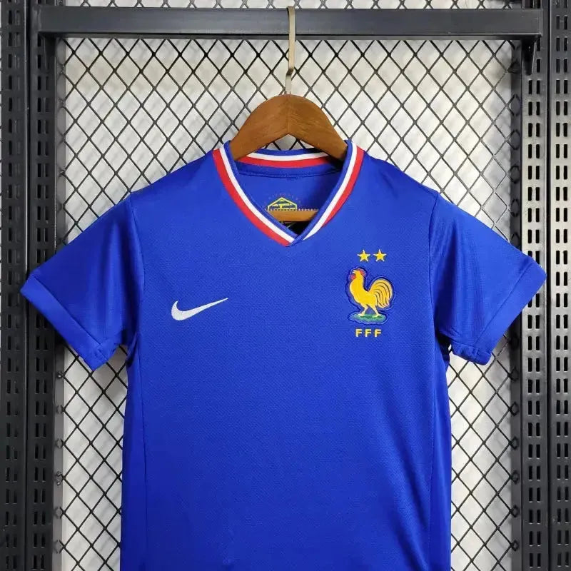 France Home Shirt 24/25 - Kids Fan Shirt Blue