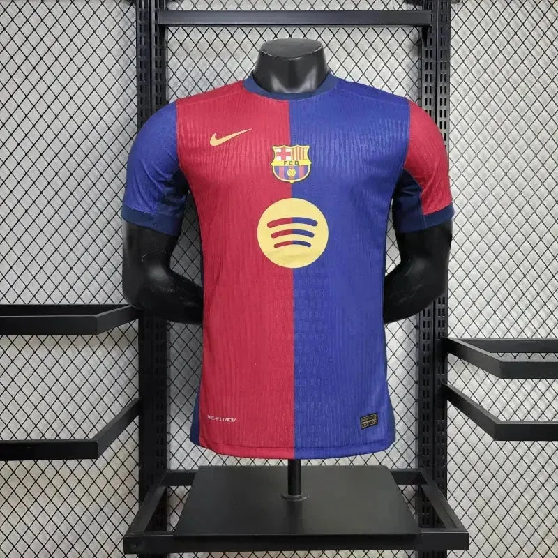 Barcelona Home Shirt 24/25 - Men's Player Blue and Red