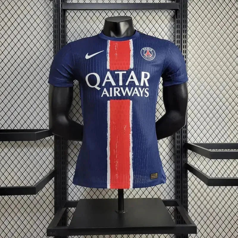 PSG Home Shirt 24/25 - Men's Player Blue and Red