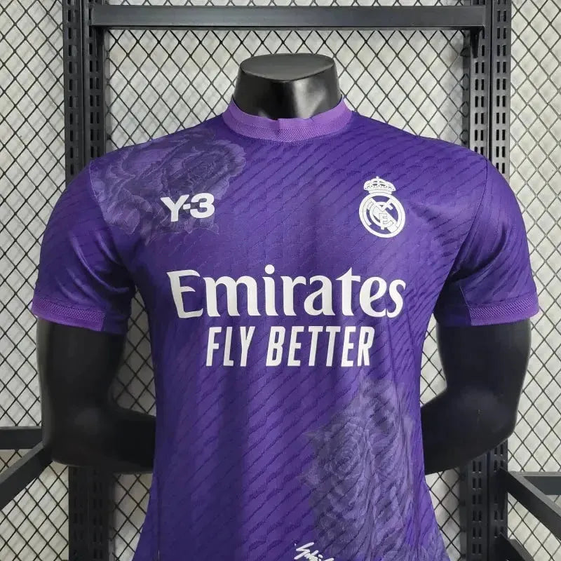 Real Madrid Fourth Y3 24/25 Shirt - Mens Player Purple