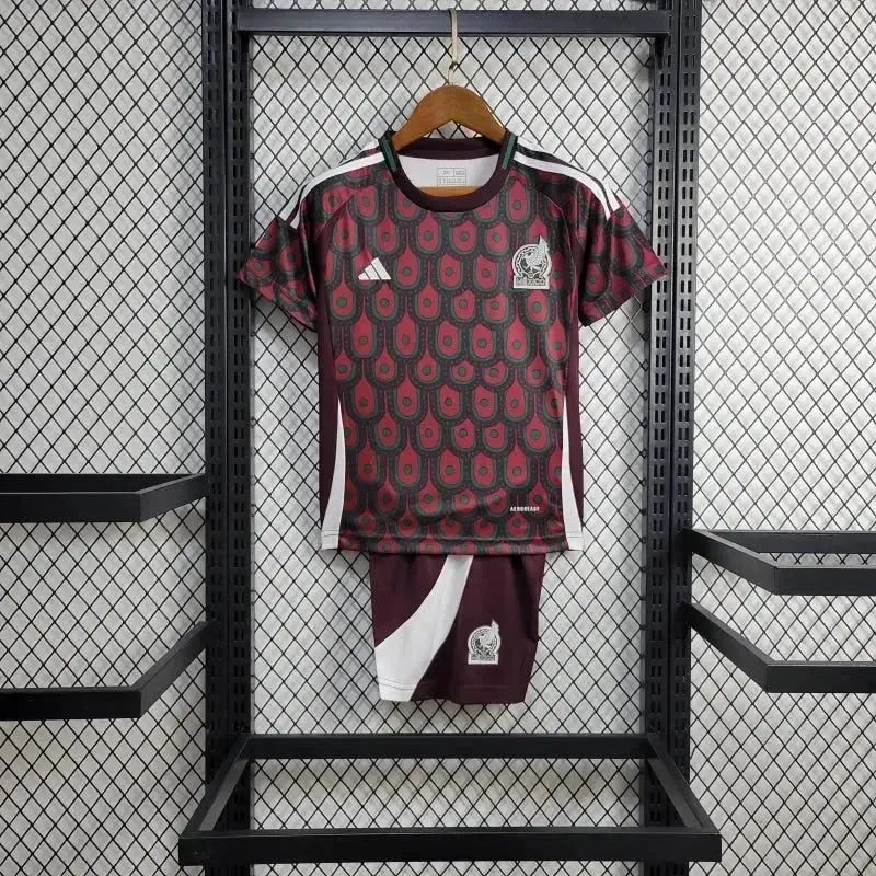 Mexico Home Shirt 24/25 - Kids Fan Shirt Red