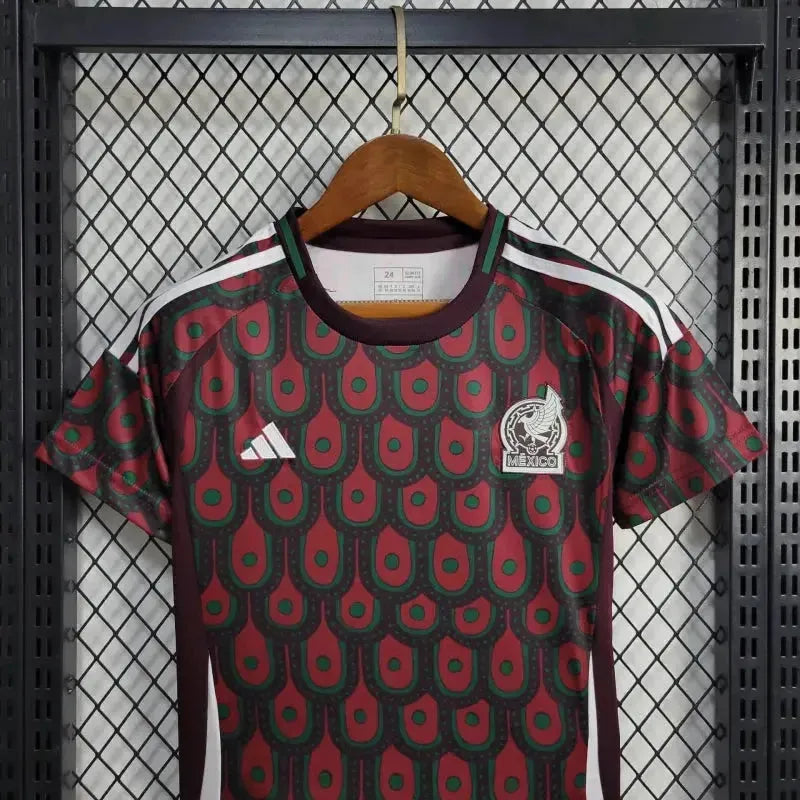 Mexico Home Shirt 24/25 - Kids Fan Shirt Red