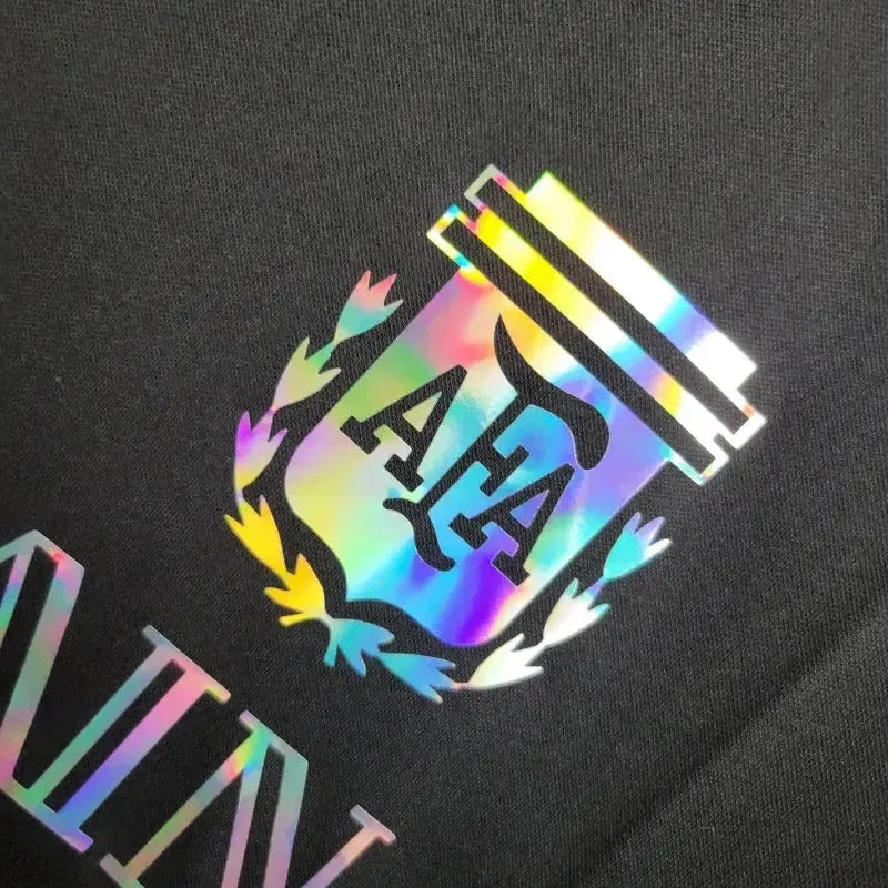 BALMAIN Argentina Fan Shirt - Men's Reflective Black