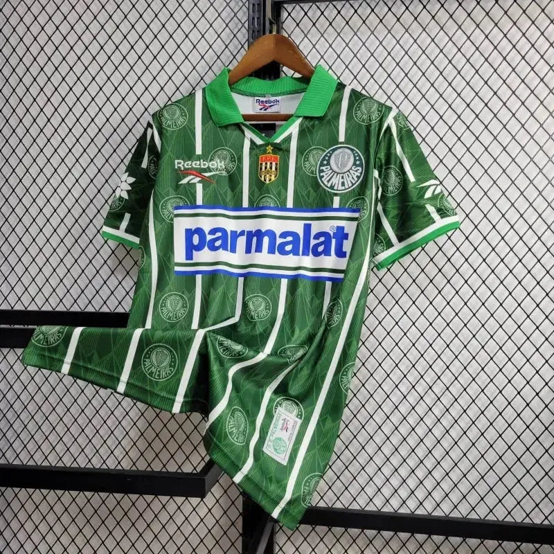 Palmeiras Home Retro Shirt 1996 - Men's Fan PARMALAT