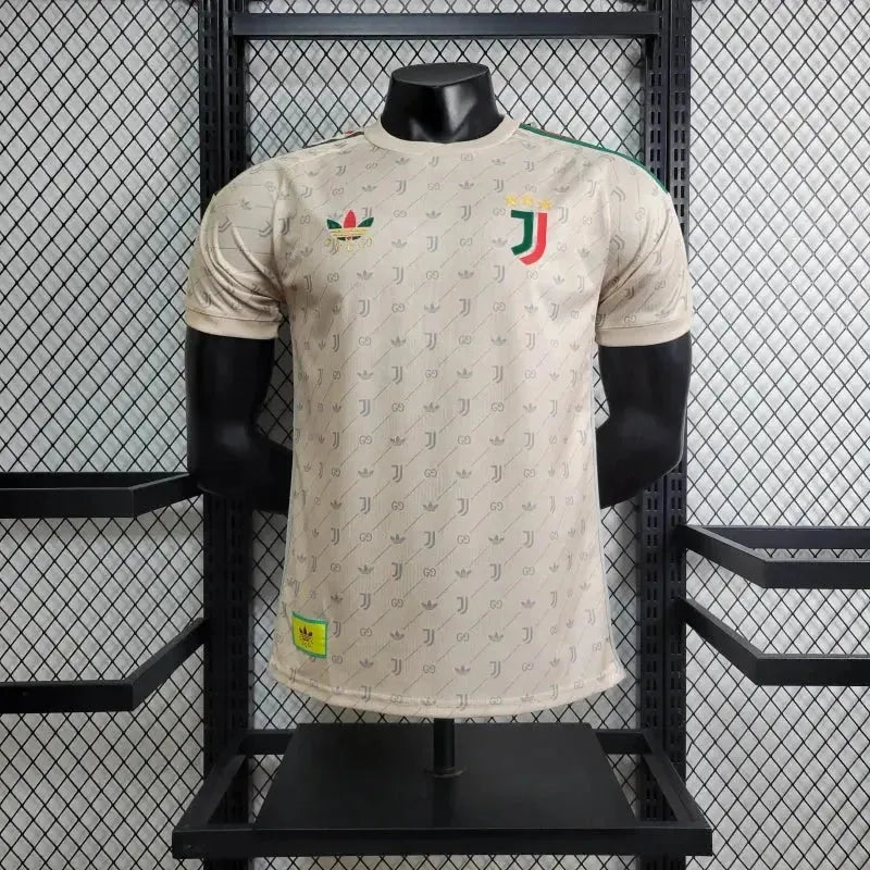 Juventus Special Edition Gucci 24/25 Shirt - Mens Player Beige