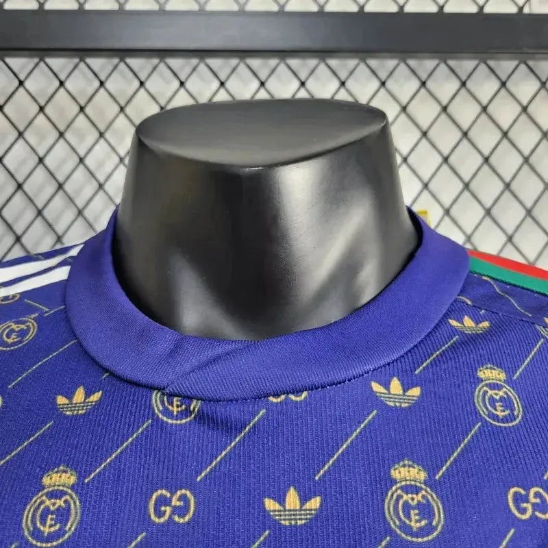 Real Madrid Special Edition Gucci 24/25 Player Shirt - Mens Purple