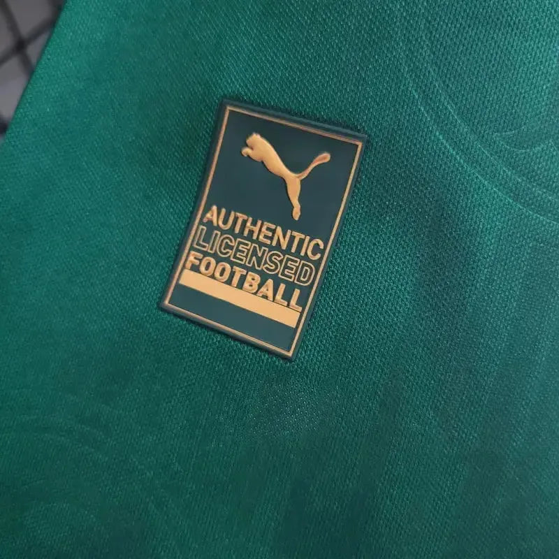 Palmeiras Home Shirt 24/25 - Men's Player Green + Brasileirão and Avanti Patch + Sponsorships
