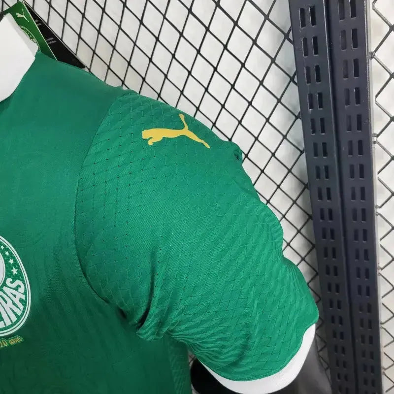 Palmeiras Home Shirt 24/25 - Men's Player Green + Brasileirão and Avanti Patch + Sponsorships