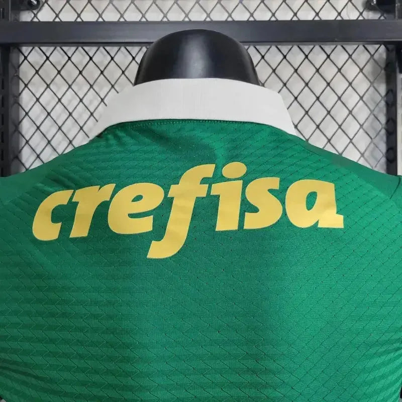 Palmeiras Home Shirt 24/25 - Men's Player Green + Brasileirão and Avanti Patch + Sponsorships