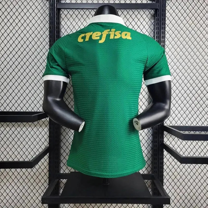 Palmeiras Home Shirt 24/25 - Men's Player Green + Brasileirão and Avanti Patch + Sponsorships