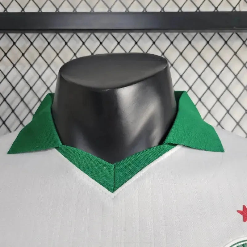 Palmeiras Away 24/25 Shirt - Men's Player White and Gold + Brasileirão and Avanti Patch + Sponsorships