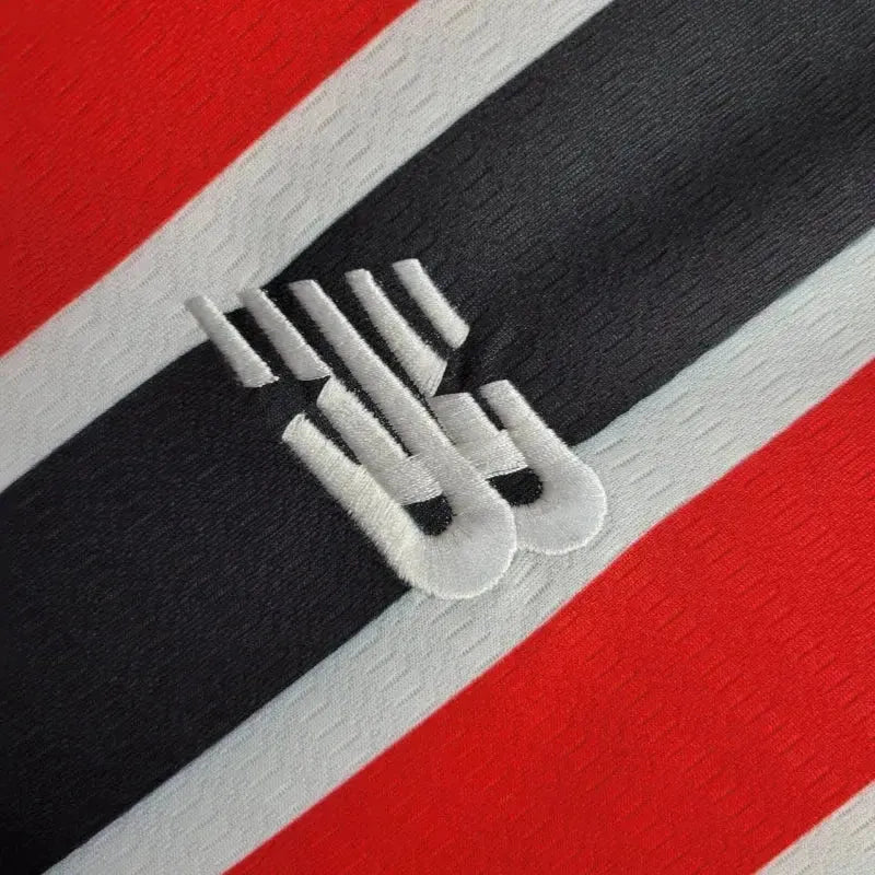 São Paulo Away 24/25 Women's Fan Shirt Red and Black New Balance