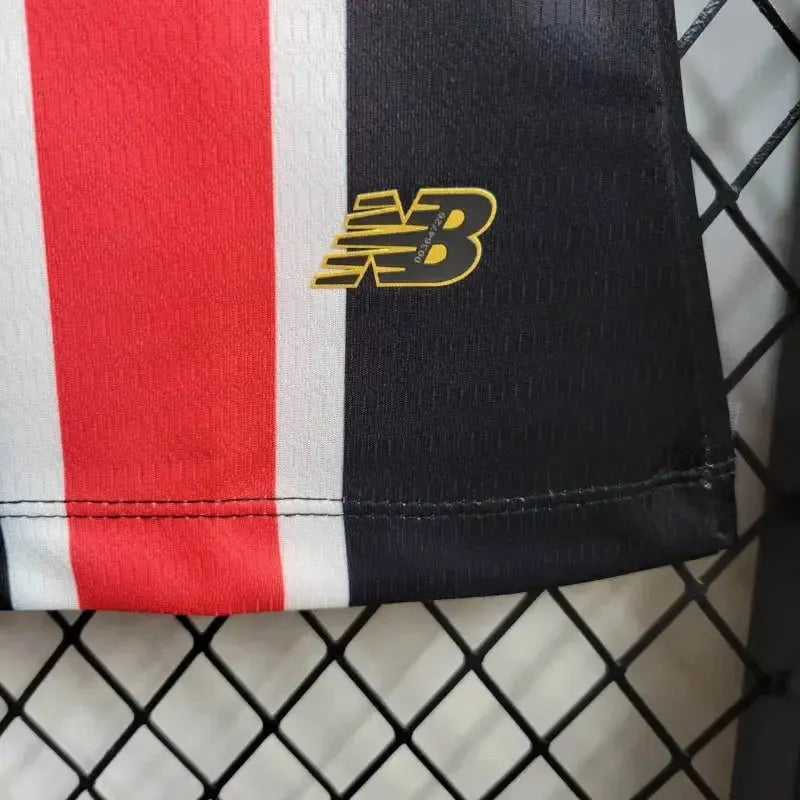 São Paulo Away 24/25 Women's Fan Shirt Red and Black New Balance