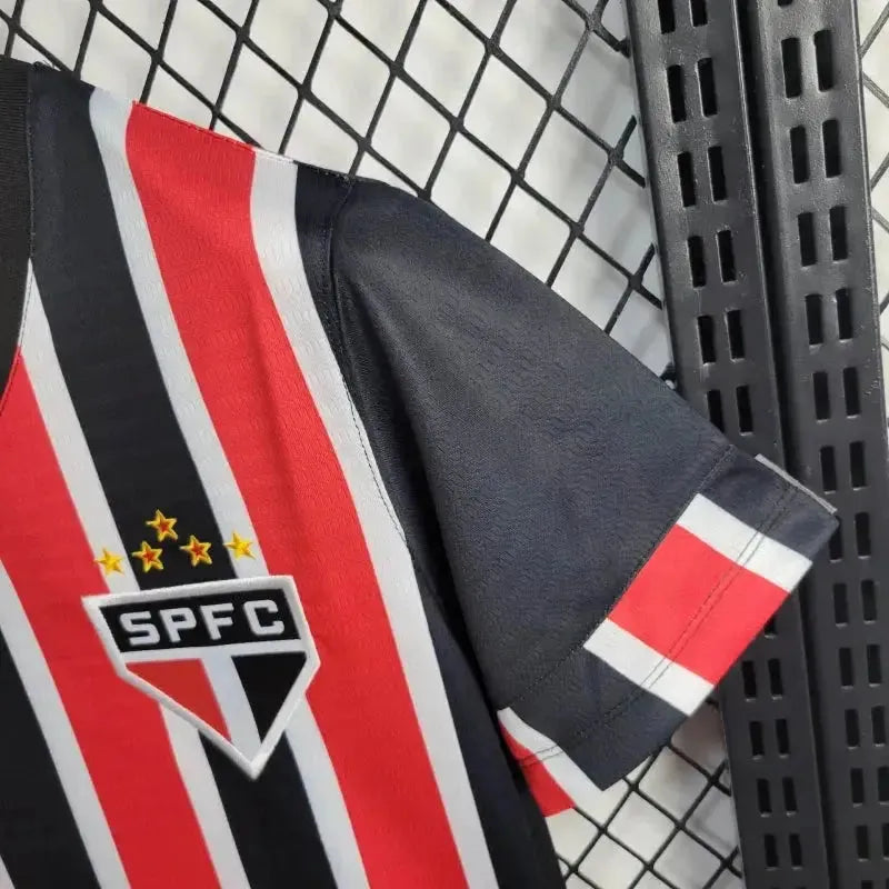 São Paulo Away 24/25 Women's Fan Shirt Red and Black New Balance