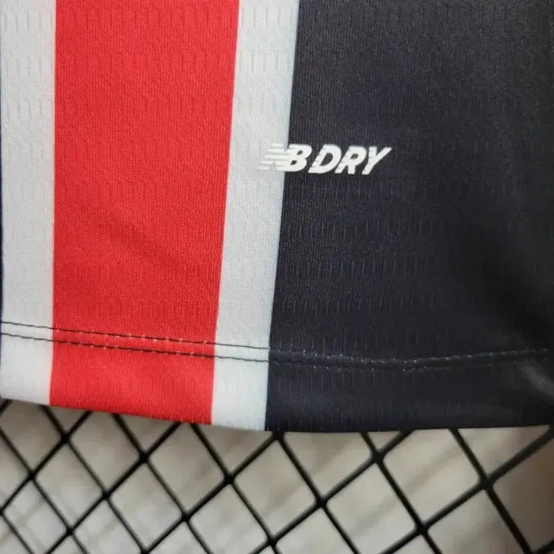 São Paulo Away 24/25 Women's Fan Shirt Red and Black New Balance