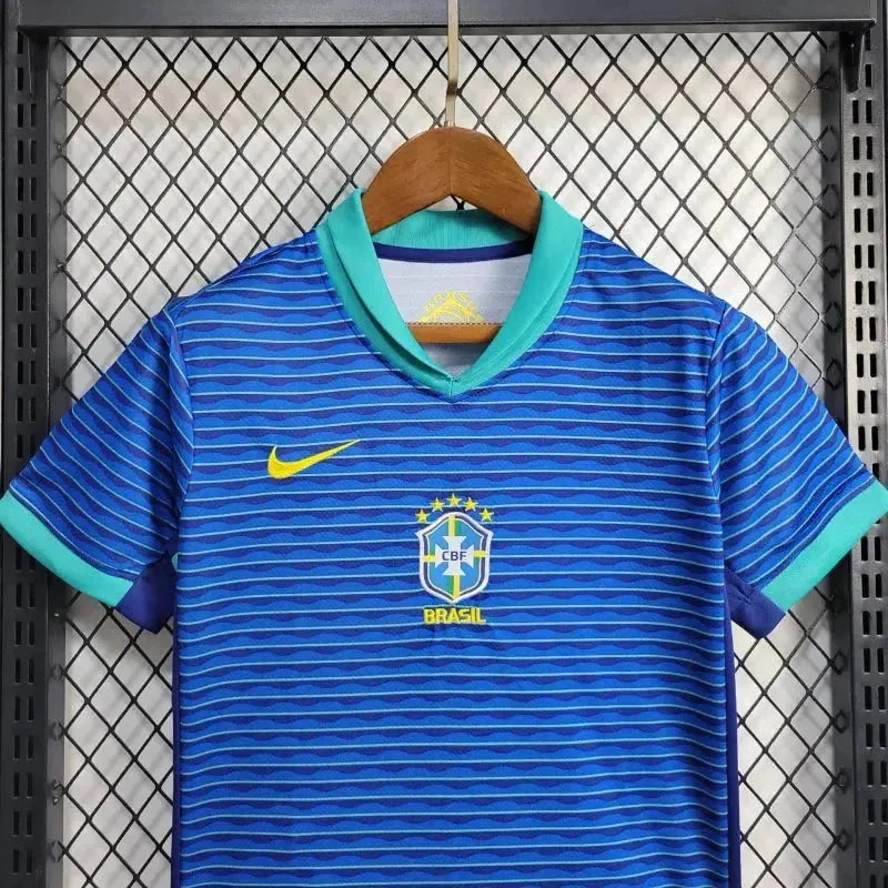 Brazil Away Shirt 24/25 - Kids Fan Blue