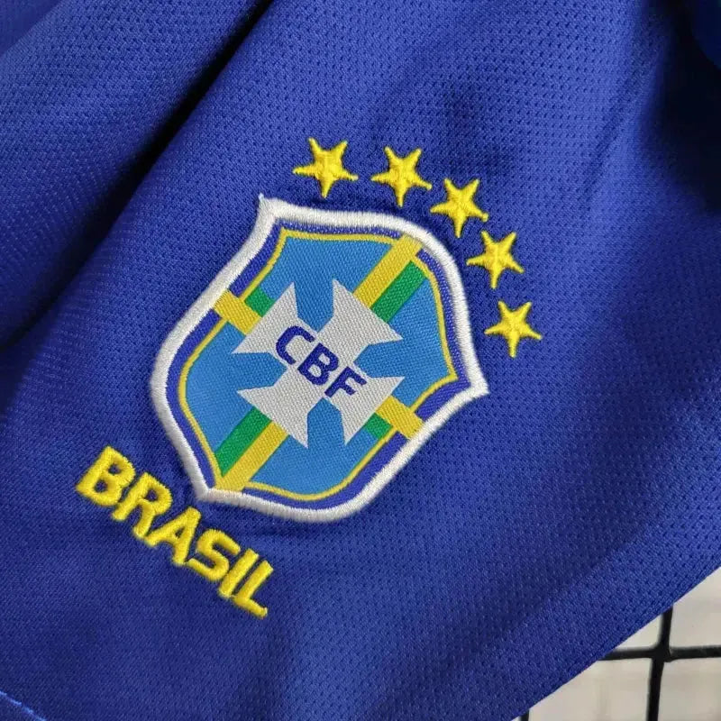 Brazil Away Shirt 24/25 - Kids Fan Blue