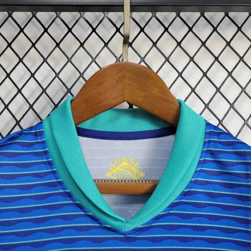 Brazil Away Shirt 24/25 - Kids Fan Blue