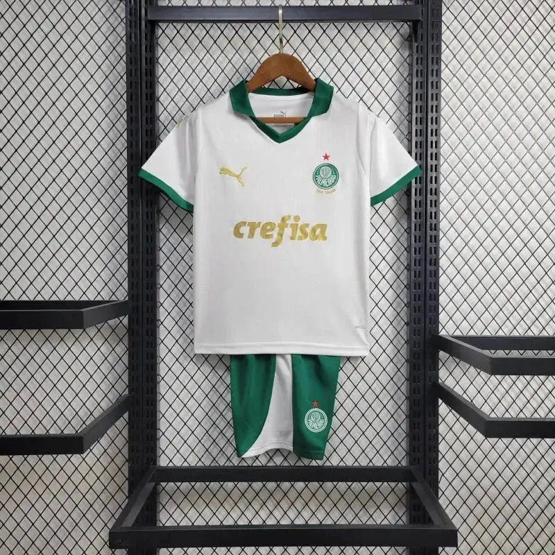 Palmeiras Away 24/25 Shirt - White Kids Fan Shirt