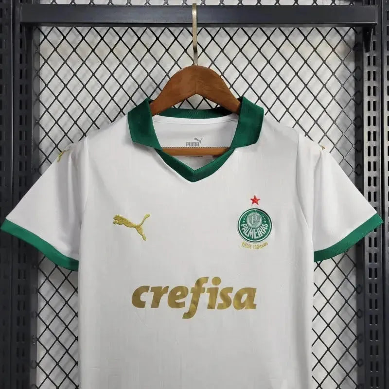 Palmeiras Away 24/25 Shirt - White Kids Fan Shirt