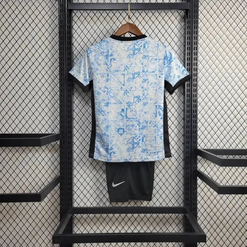 Portugal Away Shirt 24/25 - Kids Fan Shirt Blue